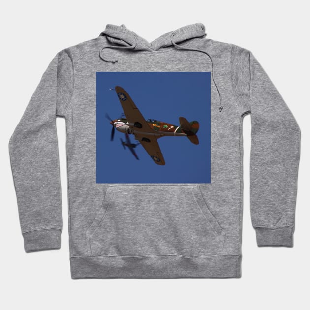 P-40 Flying Tiger Dogfight Hoodie by acefox1